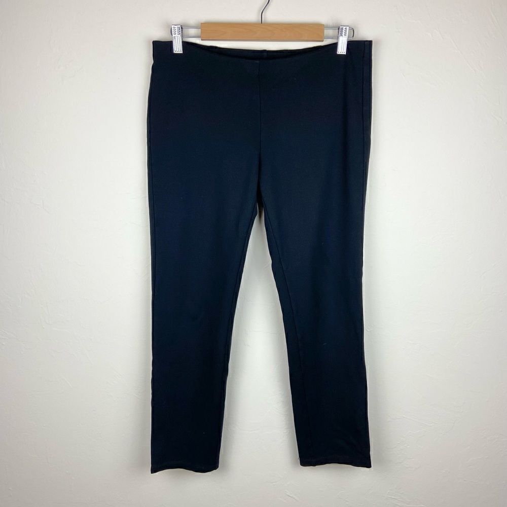 Eileen Fisher Slim Stretch Yoga Pant - Black